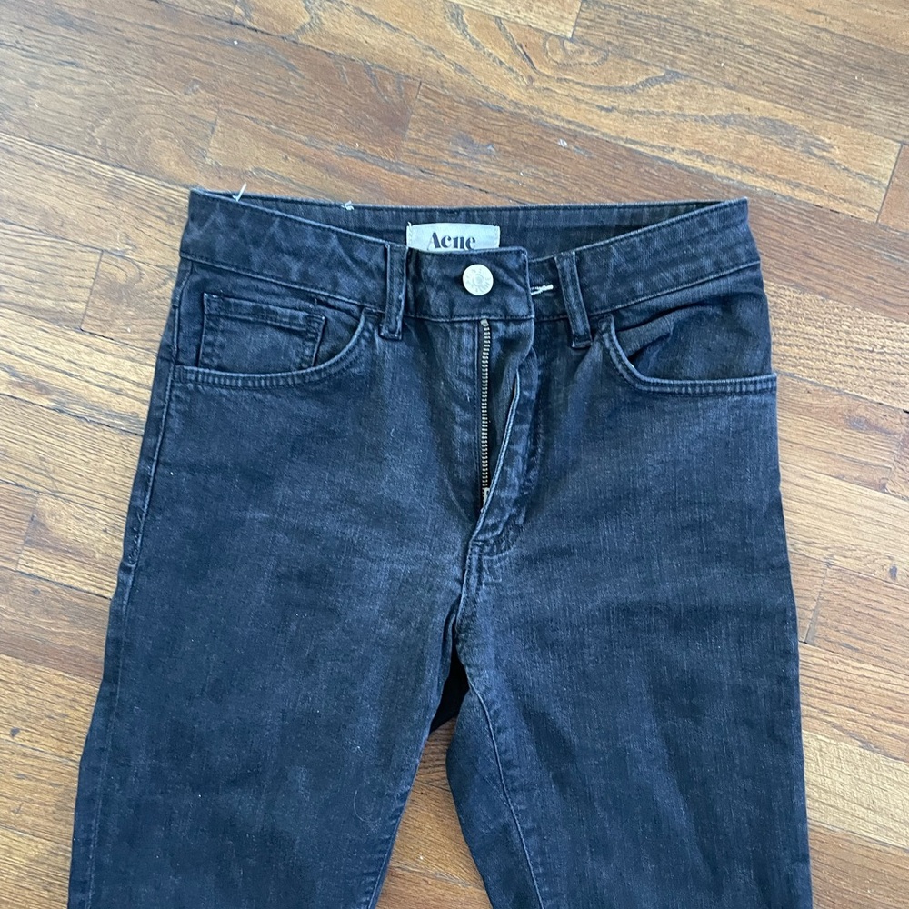 Acne Women's Skinny Jeans - Black - Picture 2 of 5